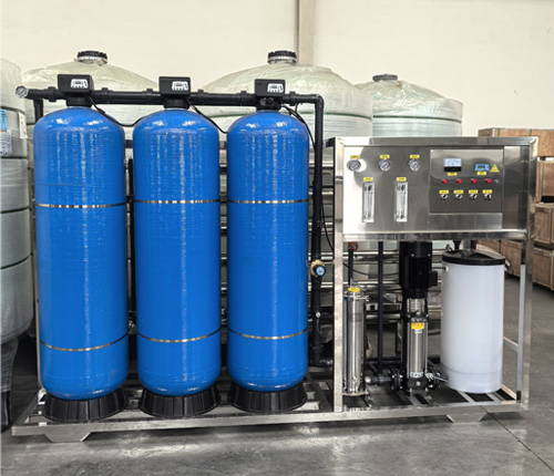 3000L/H three-tank reverse osmosis water purification equipment
